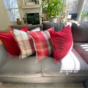 Pottery Barn Christmas pillow cover bundle (4)